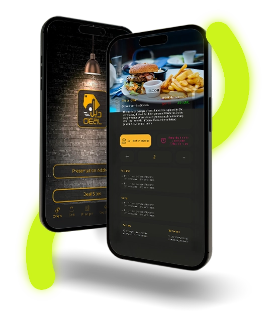 Deal - خدمة تصميم تطبيق جوال
