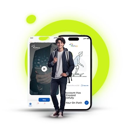 Inflco - تصميم تطبيق موبايل